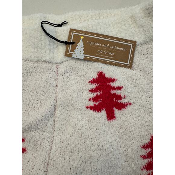 NWT Cupcakes and Cashmere Christmas tree fuzzy lounge pant pajamas Size Med $50🎄 - Picture 5 of 7
